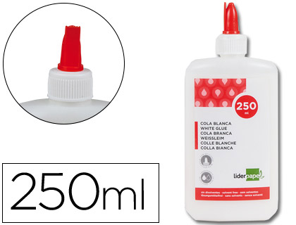 COLA BRANCA ESCOLAR LIDERPAPEL 250 ML