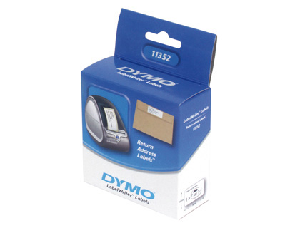ETIQUETAS ADESIVAS DYMO PARA IMPRESSORA LABELWRITER 400 - 25X54 MM REMETENTE 500 ETIQUETAS