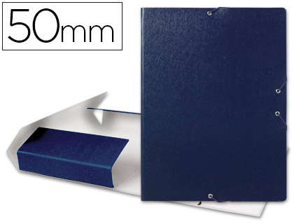 CAPA ELASTICOS PARA PROJETOS LOMBADA 5 CM AZUL