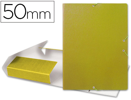 CAPA ELASTICOS PARA PROJETOS LOMBADA 5 CM AMARELA