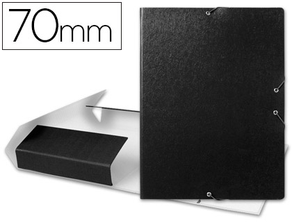 CAPA ELASTICOS PARA PROJETOS LOMBADA 7 CM PRETA
