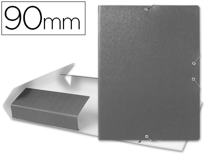 CAPA ELASTICOS PARA PROJETOS LOMBADA 9 CM CINZA