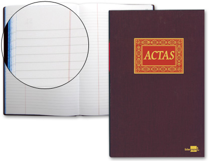 LIVRO DE ATAS LIDERPAPEL 100 F 220X315 MM