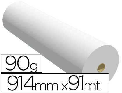 PAPEL REPROGRAFIA PARA PLOTTER 914MMX91MT IMPRESSAO TINTEIRO