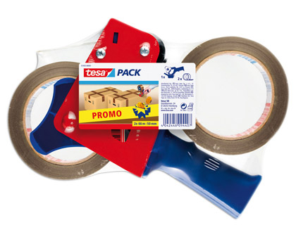 PORTA ROLO TESA PARA PACK PARA ROLOS DE 66MTX 50MM2 ROLOS FITA CASTANHA