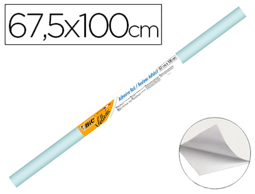 QUADRO BRANCO VELLEDA ROLO ADESIVO DE 67,5X100 CM+1 MARCADOR VELLEDA PONTA MEDIA D/OFERTA