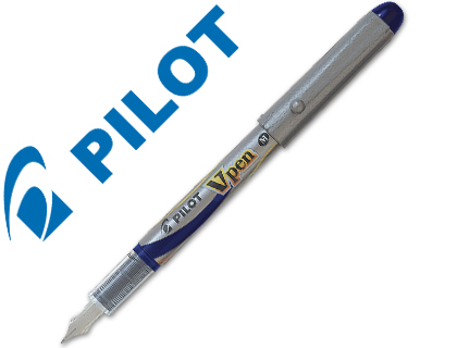 CANETA PILOT V PEM SILVER AZUL SVP-4ML