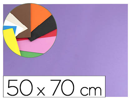 GOMA EVA LIDERPAPEL 50X70 CM 60GR 1,5 MM ESPESSURA LILAS