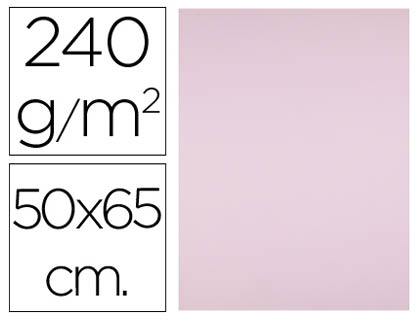CARTOLINA LIDERPAPEL 50X65 CM 240 GR ROSA