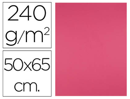 CARTOLINA LIDERPAPEL 50X65 CM 240 GR FUCSIA