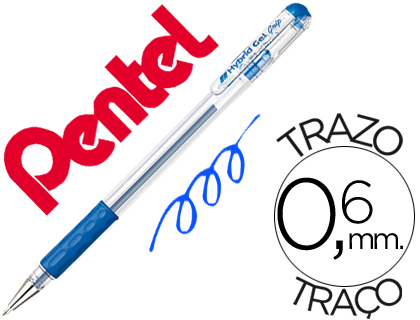 ROLLER PENTEL K116 GEL GRIP AZUL