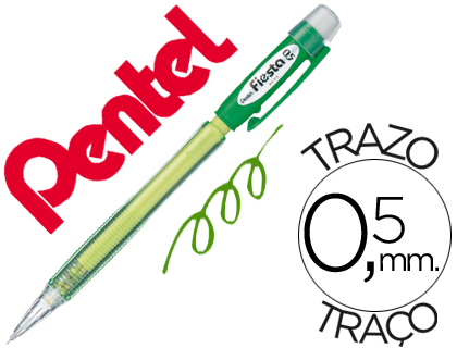 LAPISEIRA PENTEL AX105 FIESTA 0,5 MM VERDE