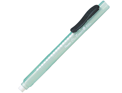 BORRACHA LAPIS PENTEL ZE11T CORPO TRANSLUCIDO VERDE