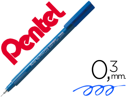 MARCADOR PENTEL PM403 AZUL