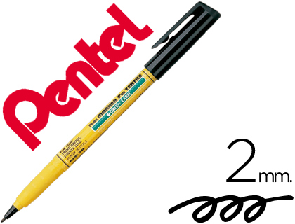 MARCADOR PENTEL NM10 P/TECIDO PRETO