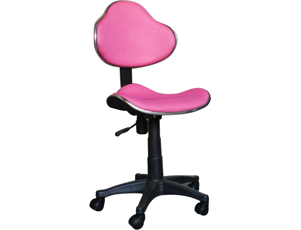 CADEIRA DE ESCRITORIO Q-CONNECT REGULAVEL EM ALTURA 845+120MM ALT. 460MM LARG X 450MM PROF ROSA