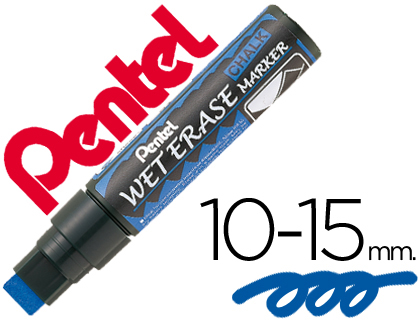 MARCADOR PENTEL GIZ SMW56 WET ERASE AZUL