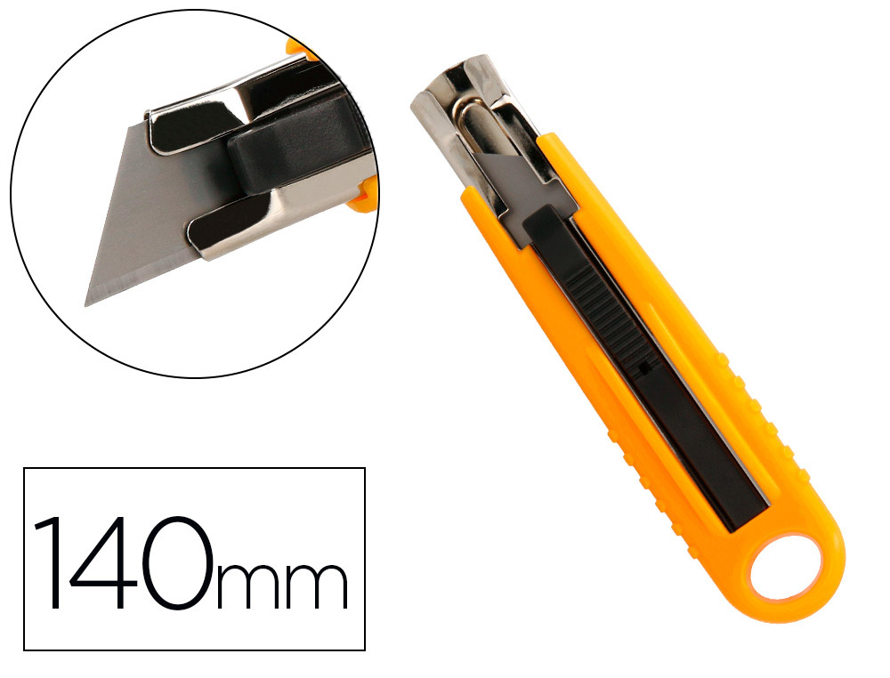 X-ATO Q-CONNECT DE SEGURANCA LAMINA DE ACO 18 MM DE LARGURA COMPRIMENTO 140 MM BLISTER DE 1 UNIDADE