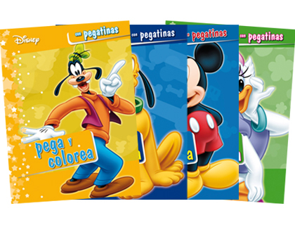 CONTO COM AUTOCOLANTE E ATIVIDADES DISNEY