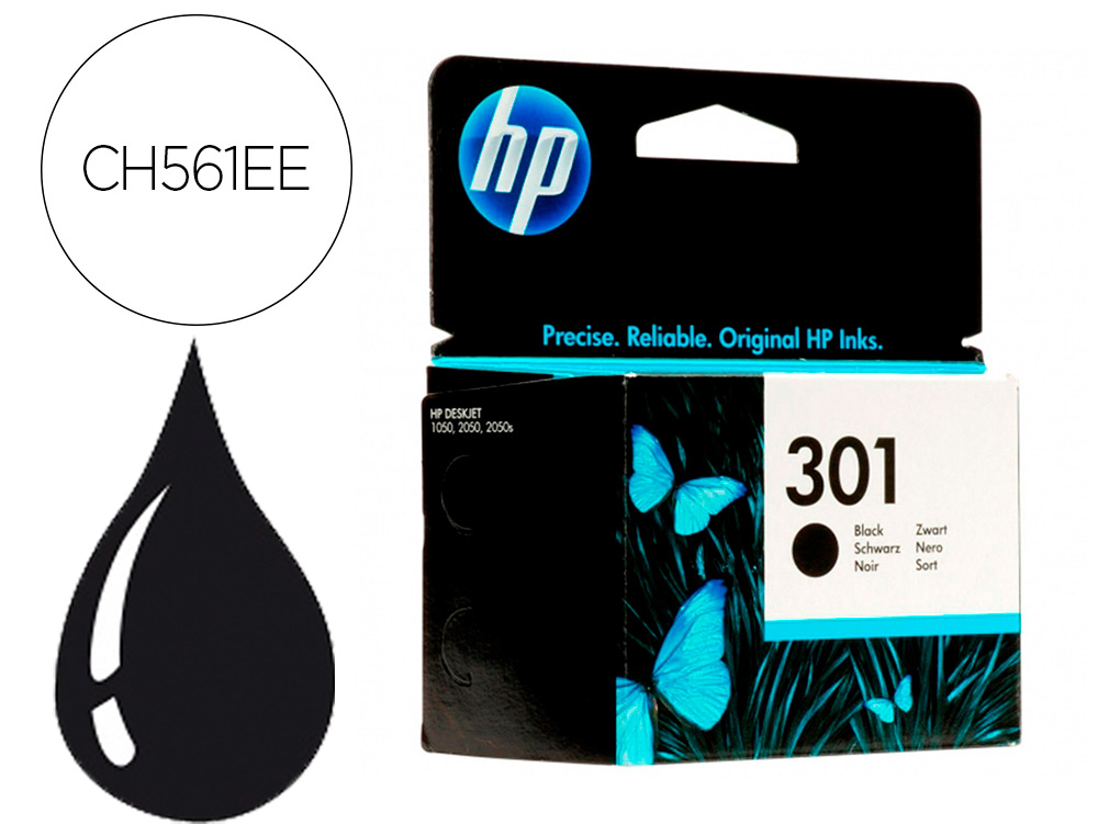 TINTEIRO HP N.301 PRETO