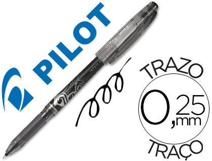 ESFEROGRAFICA PILOT FRIXION PONTA FINA PRETA