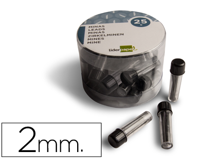 MINAS PARA COMPASSO 2MM ESTOJO DE 3 MINAS