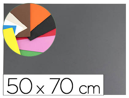 GOMA EVA LIDERPAPEL 50X70 CM 60GR 1,5 MM ESPESSURA CINZA