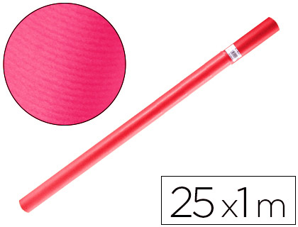 PAPEL KRAFT LIDERPAPEL ROLO FUCSIA 25X1 MT 65 GR