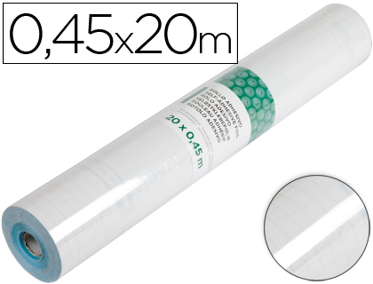 ROLO ADESIVO LIDERPAPEL TRANSPARENTE ROLO DE 0,45 X 20 MT