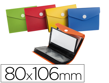 PORTA CARTOES DE PLASTICO LIDERPAPEL