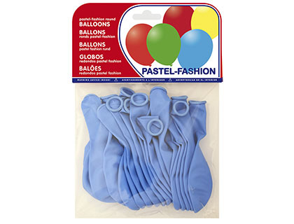 BALOES PASTEL AZUL CELESTE BOLSA DE 20 UNIDADES