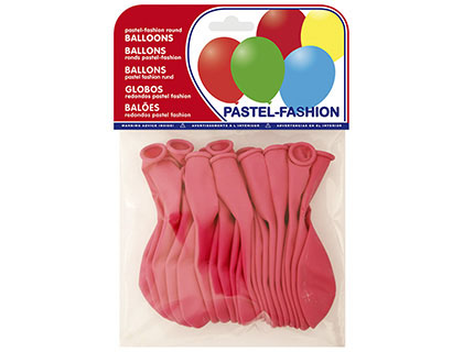 BALOES PASTEL FUCSIA BOLSA DE 20 UNIDADES