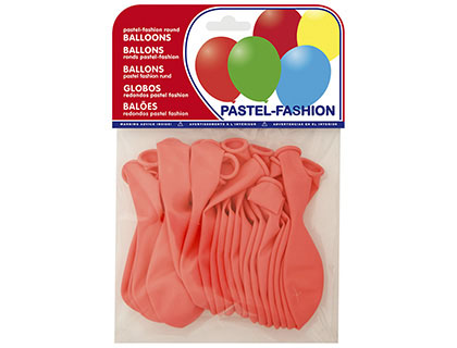 BALOES PASTEL ROSA BOLSA DE 20 UNIDADES