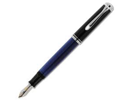 CANETA PELIKAN M805 PRETO/AZUL APARO F GIFT BOX G15