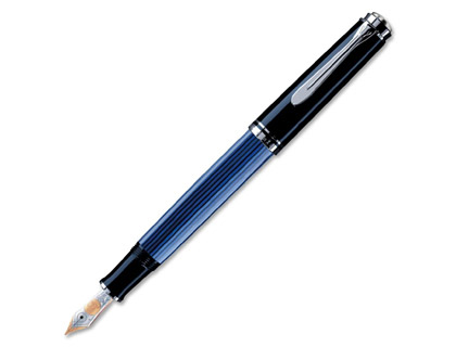 CANETA PELIKAN M 405 PRETO/AZUL APARO F GIFT BOX G15