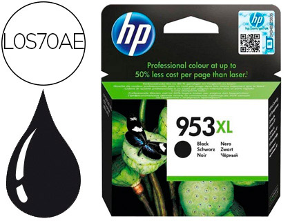 TINTEIRO HP JET 953XL OFFICEJET PRO 8210 / 8710 / 8725 PRETO 2000 PAG