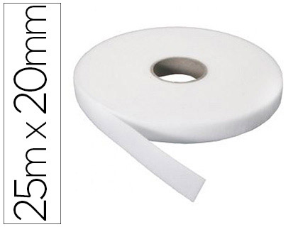 FITA DE VELCRO ADESIVO SUMO DIDACTIC SUAVE ROLO 25 MX20 MM