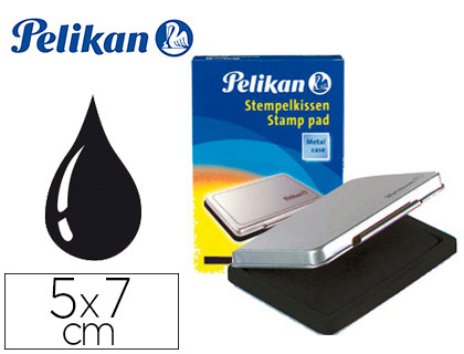 ALMOFADA PARA CARIMBOS PELIKAN N 3, 5 X 7 CM PRETO