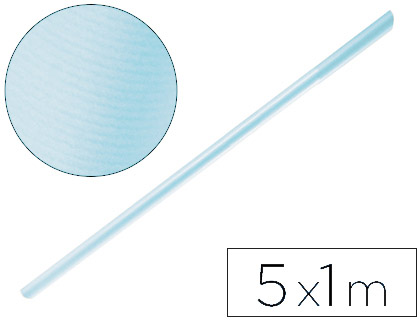 PAPEL KRAFT LIDERPAPEL ROLO AZUL CEU 5X1 MT 65 GR