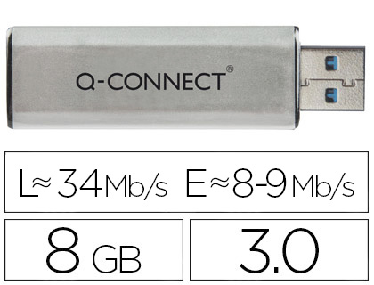PEN DRIVE USB Q-CONNECT FLASH 8GB 3.0