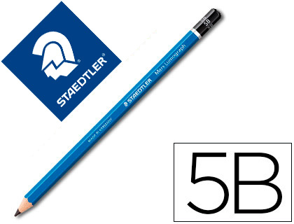 LAPIS DE GRAFITE STAEDTLER MARS LUMOGRAPH 100 5B UNIDADE