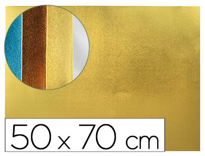 GOMA EVA LIDERPAPEL 50X70 CM ESPESSURA 2 MM METALIZADA OURO