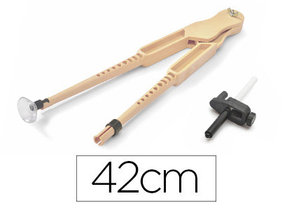 COMPASSO PARA QUADRO FAIBO DE PLASTICO COM ADAPTADOR IMITACAO EM MADEIRA 42 CM