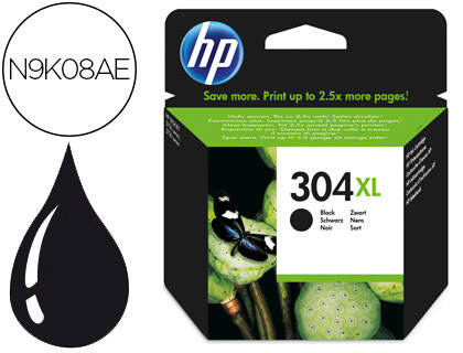 TINTEIRO HP 304XL DESKJET 3000 / 3720 / 3730 PRETO 300 PAGINAS