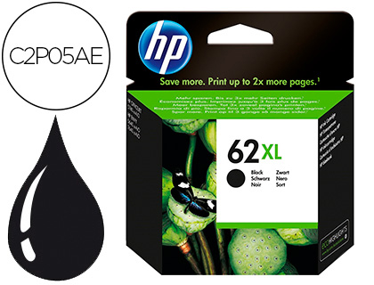 TINTEIRO HP ENVY 5640 / 7640 OFFICEJET 5740 N.62 XL PRETO 600 PAG