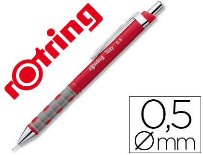 LAPISEIRA ROTRING TIKKY 0,5 MM VERMELHA