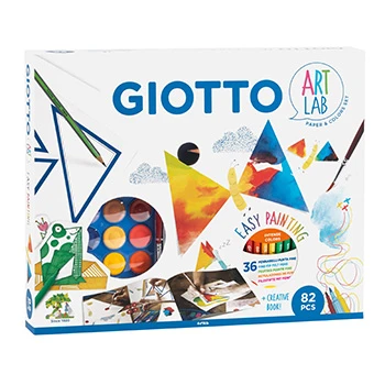 CONJUNTO GIOTTO ART LAB EASY PAINTING 36 UNIDADES