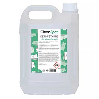 DETERGENTE DESINFETANTE CLORADO PERFUMADO LX CLEANSPOT (5LT)